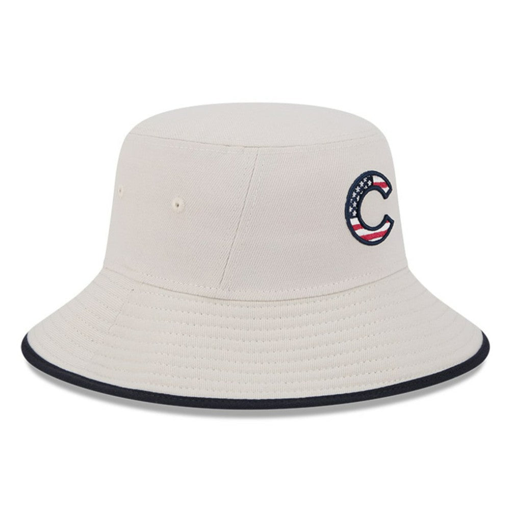Chicago Cubs 2024 Fourth of July Bucket Hat Khaki | New Era