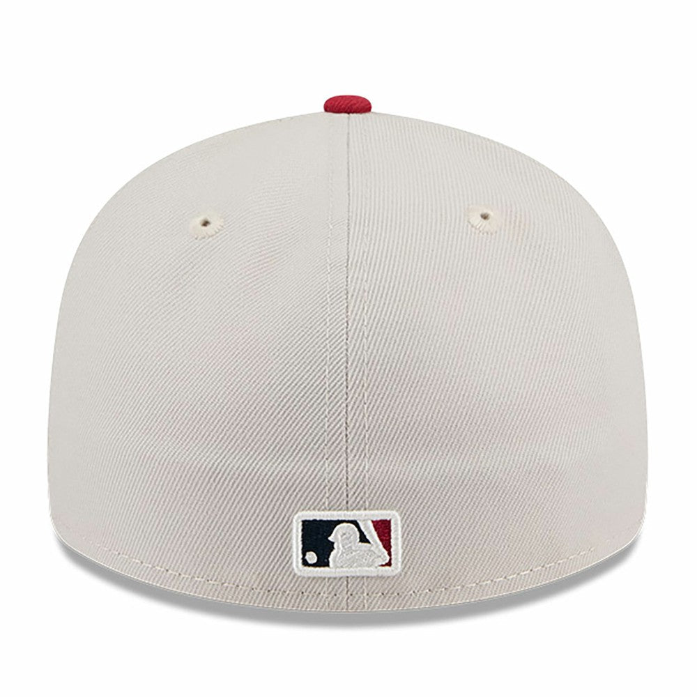 Miami Marlins 2024 Fourth of July Low Profile 59FIFTY Fitted Hat Khaki/Red | New Era