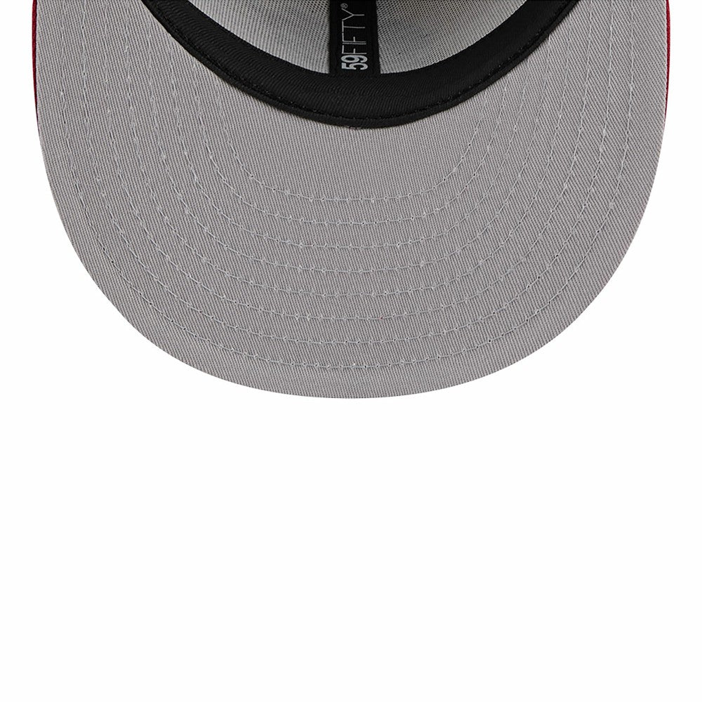 Miami Marlins 2024 Fourth of July Low Profile 59FIFTY Fitted Hat Khaki/Red | New Era