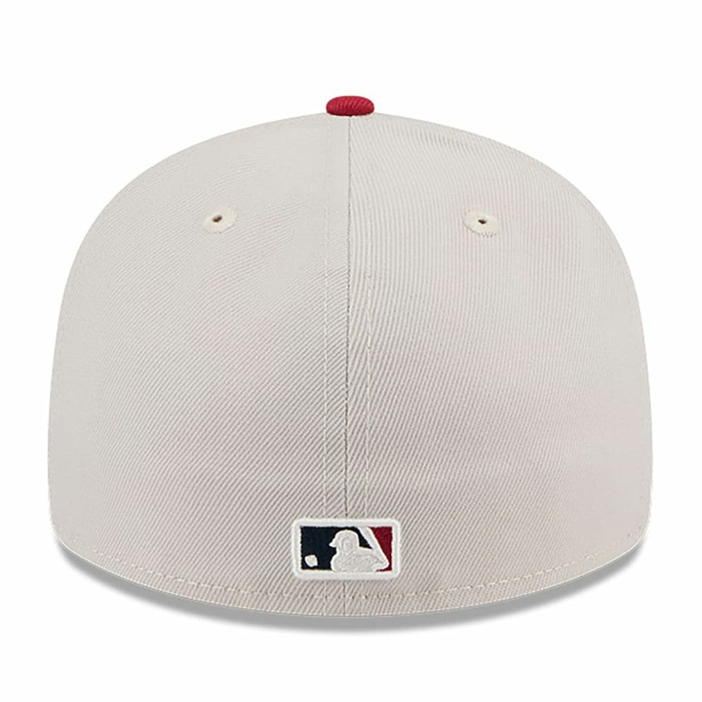 Minnesota Twins 2024 Fourth of July Low Profile 59FIFTY Fitted Hat Khaki/Red | New Era