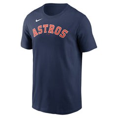 Framber Valdez Houston Astros Fuse Name & Number T-Shirt Navy | Nike