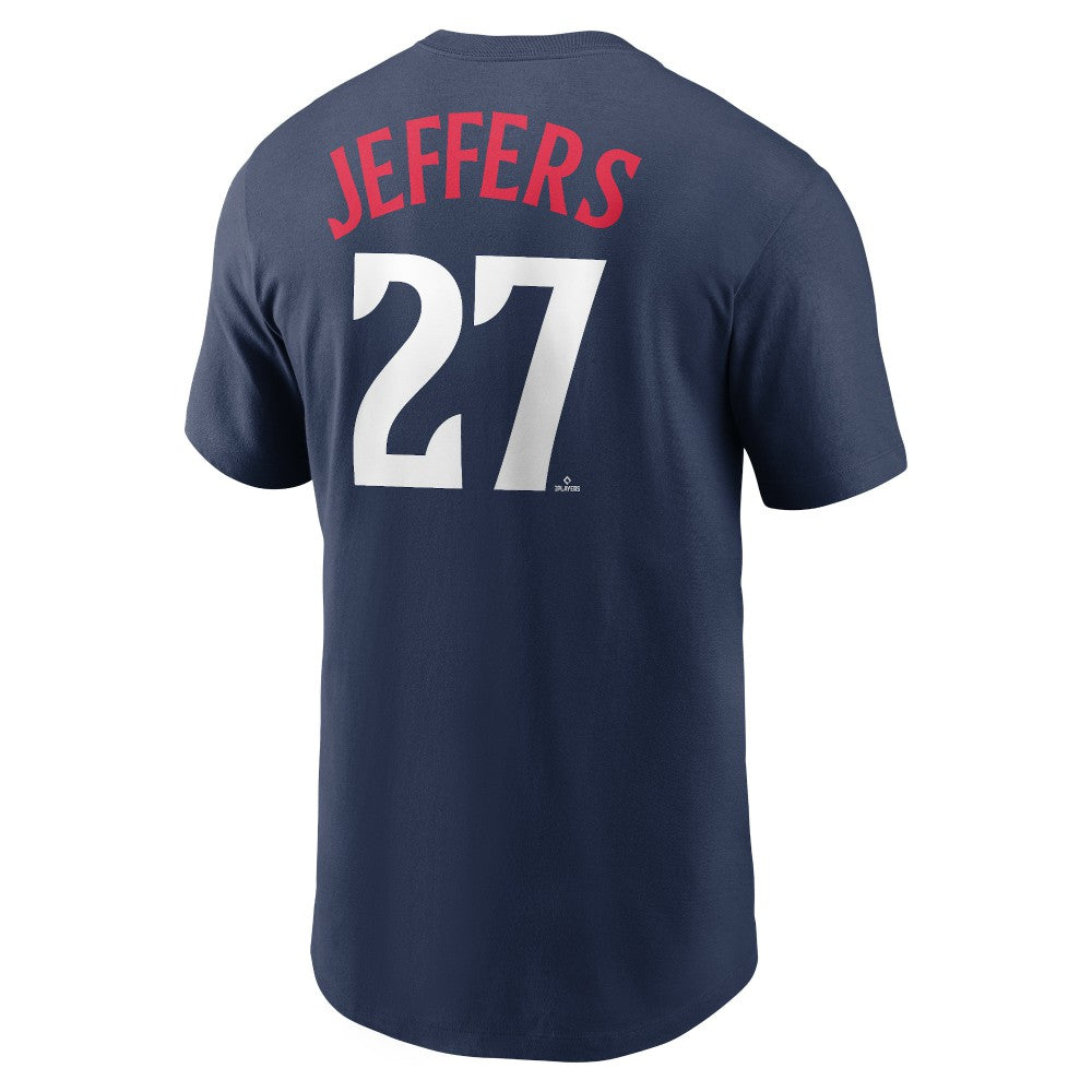 Ryan Jeffers Minnesota Twins Player Name & Number T-Shirt Navy | Nike