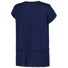 Milwaukee Brewers G-III 4Her by Carl Banks Women's Cheer Fashion T-Shirt Navy
