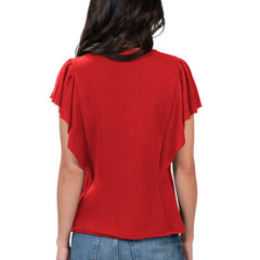 St. Louis Cardinals G-III 4Her by Carl Banks Women's Crowd Wave T-Shirt Red