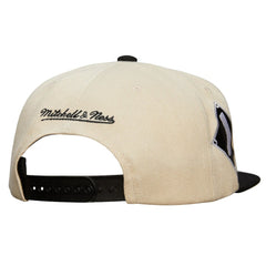 Chicago White Sox Cooperstown Collection Speed Zone Snapback Hat Cream | Mitchell & Ness