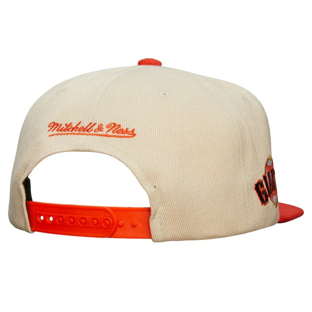 San Francisco Giants Cooperstown Collection Speed Zone Snapback Hat Cream | Mitchell & Ness
