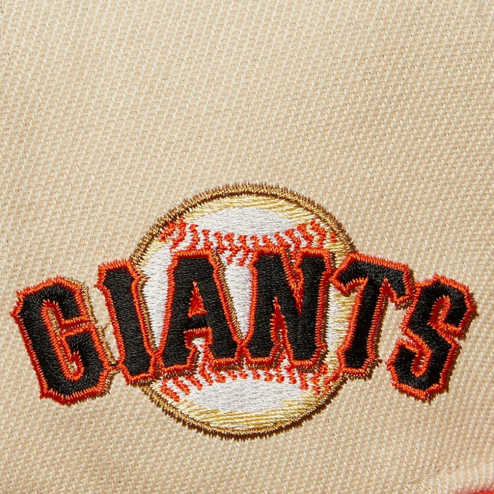 San Francisco Giants Cooperstown Collection Speed Zone Snapback Hat Cream | Mitchell & Ness