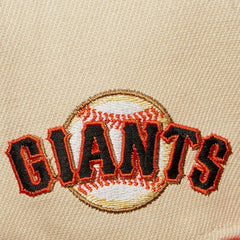 San Francisco Giants Cooperstown Collection Speed Zone Snapback Hat Cream | Mitchell & Ness