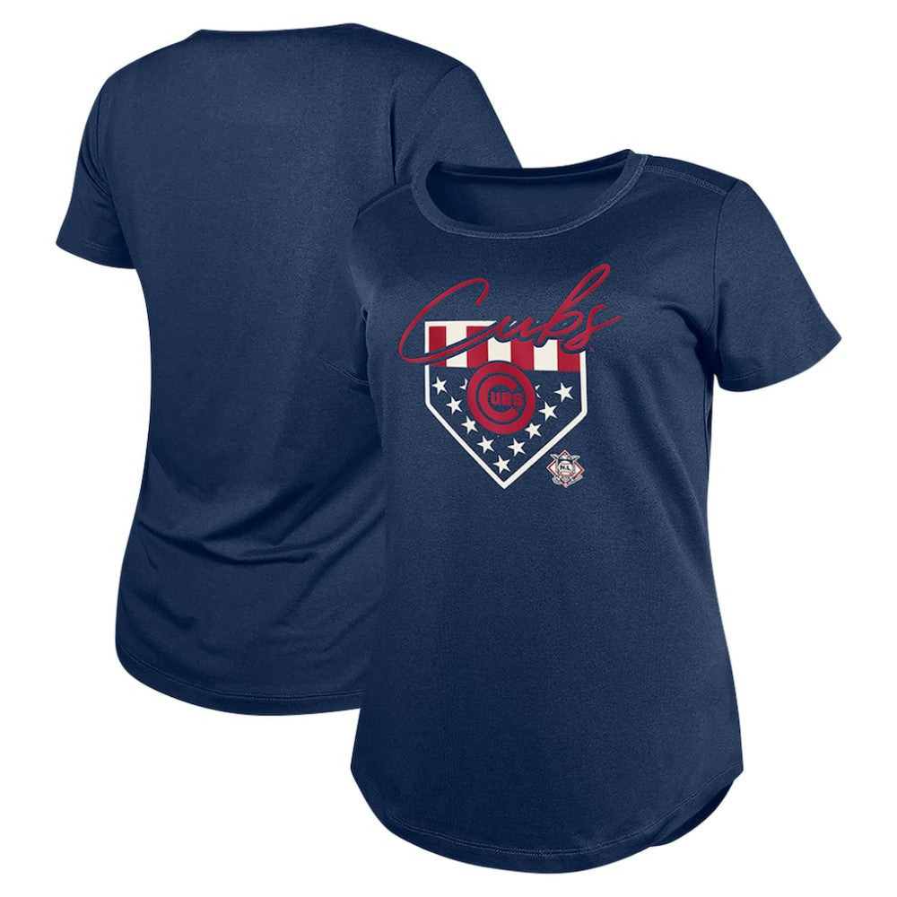 Chicago Cubs Women's Americana T-Shirt Navy | New Era