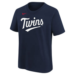 Ryan Jeffers Minnesota Twins Youth Name & Number T-Shirt Navy | Nike