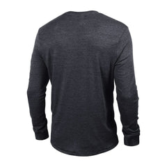 Boston Bruins Champion Multi-Logo Tri-Blend Long Sleeve T-Shirt Heather Black