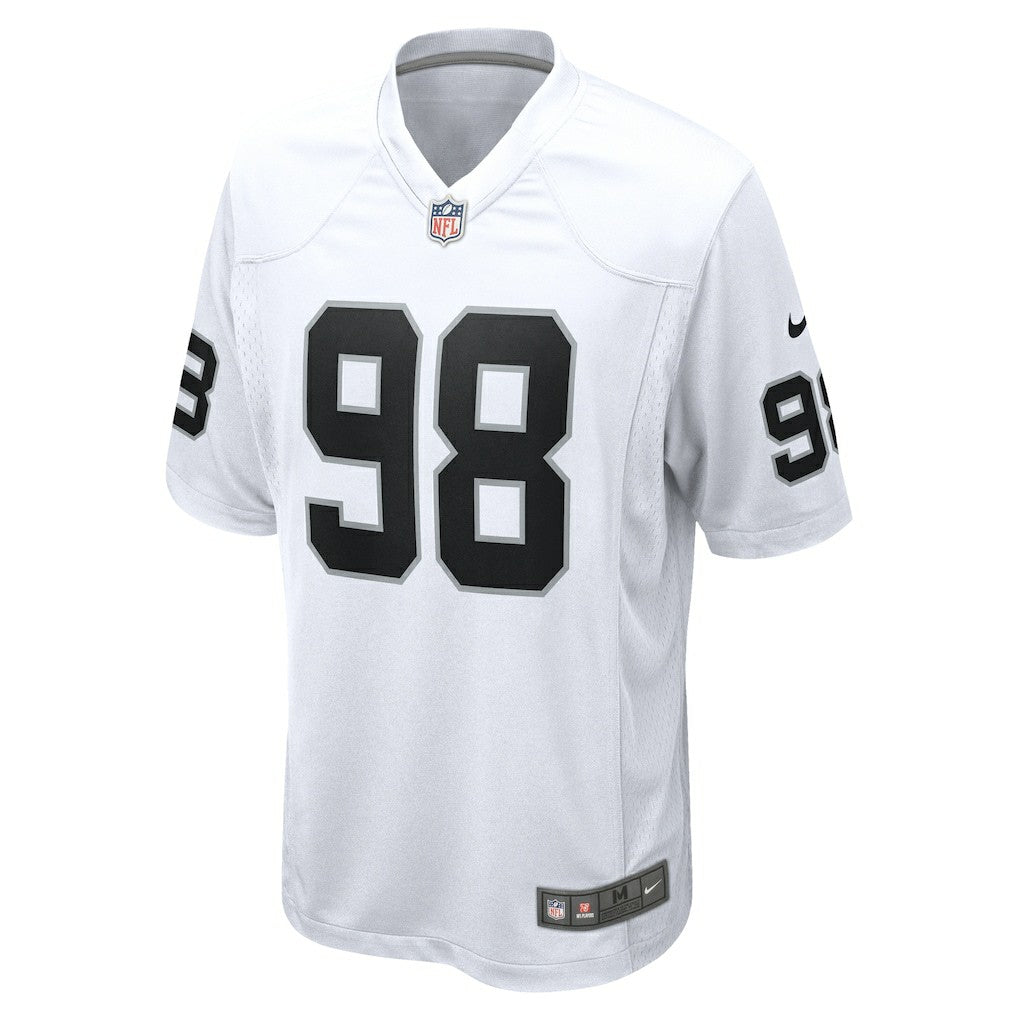 Maxx Crosby Las Vegas Raiders Game Jersey - White