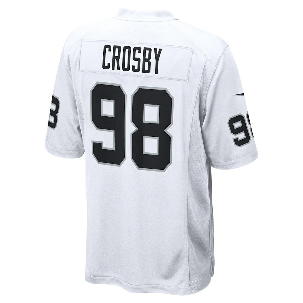 Maxx Crosby Las Vegas Raiders Game Jersey - White