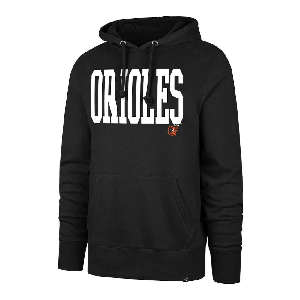 Baltimore Orioles Dime Headline Pullover Hoodie Black | 47 brand
