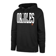 Baltimore Orioles Dime Headline Pullover Hoodie Black | 47 brand