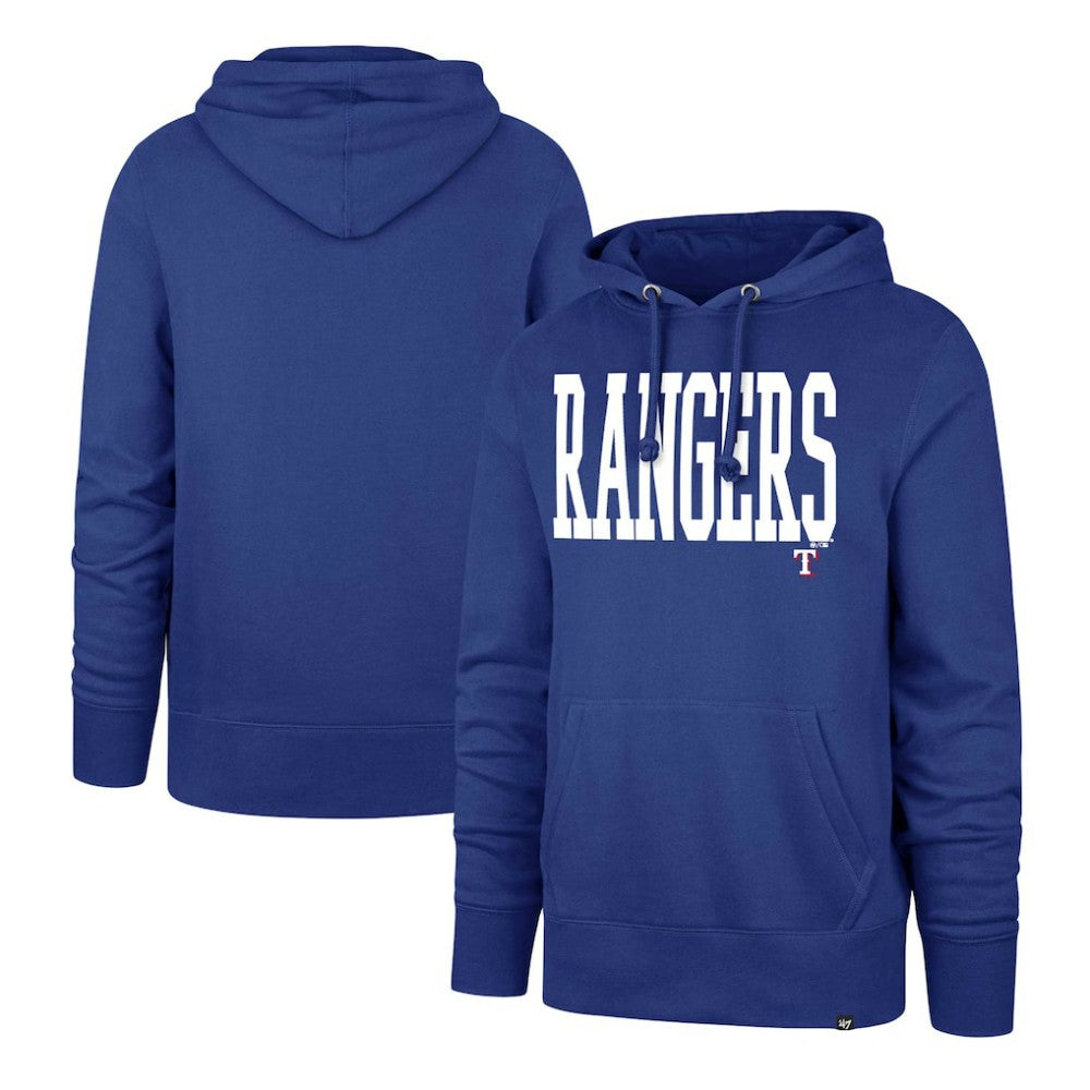 Texas Rangers Dime Headline Pullover Hoodie Royal | 47 brand