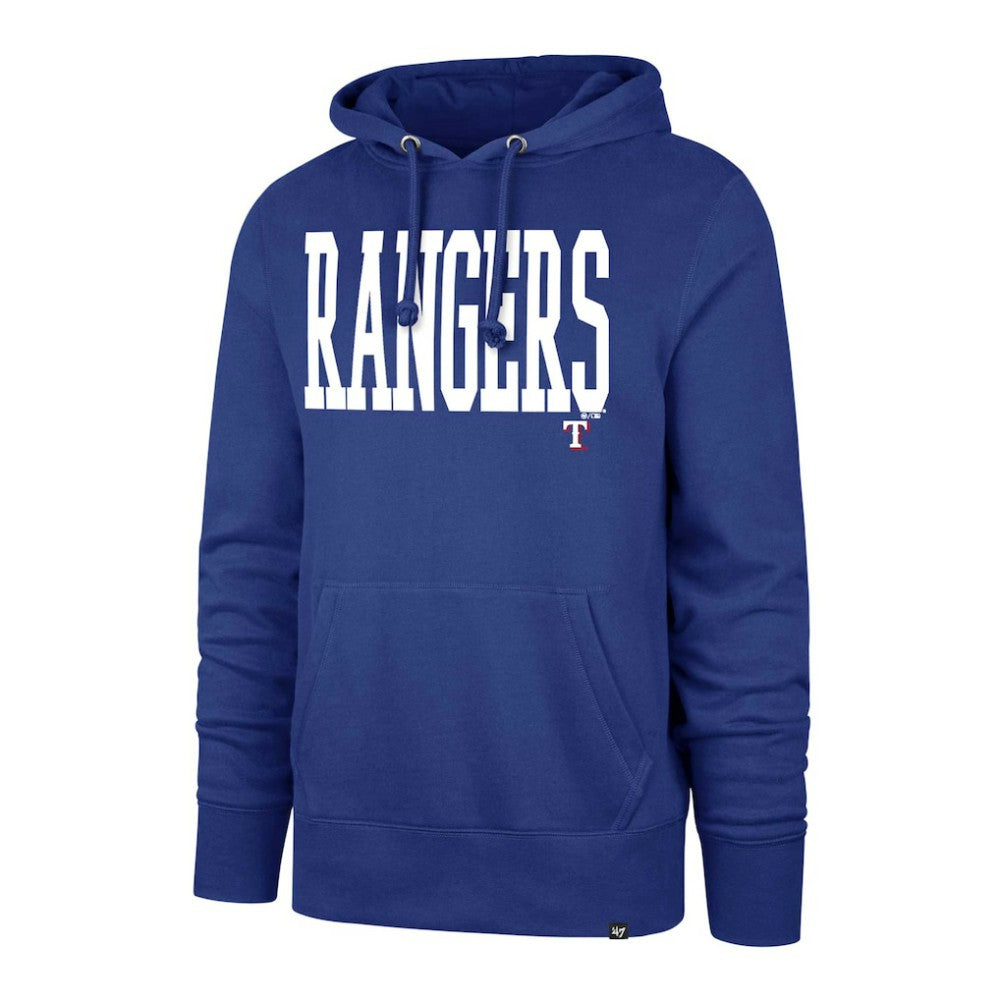 Texas Rangers Dime Headline Pullover Hoodie Royal | 47 brand