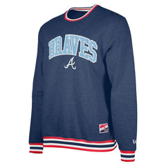 Atlanta Braves Pullover Sweatshirt Navy | New Era