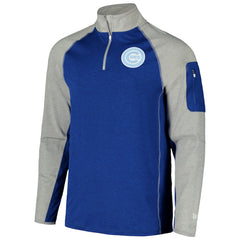 Chicago Cubs Father's Day Raglan Quarter-Zip Top Royal | New Era