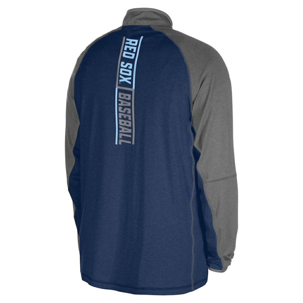 Boston Red Sox Father's Day Raglan Quarter-Zip Top Navy | New Era