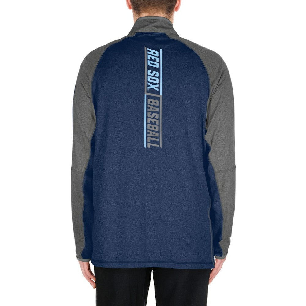 Boston Red Sox Father's Day Raglan Quarter-Zip Top Navy | New Era