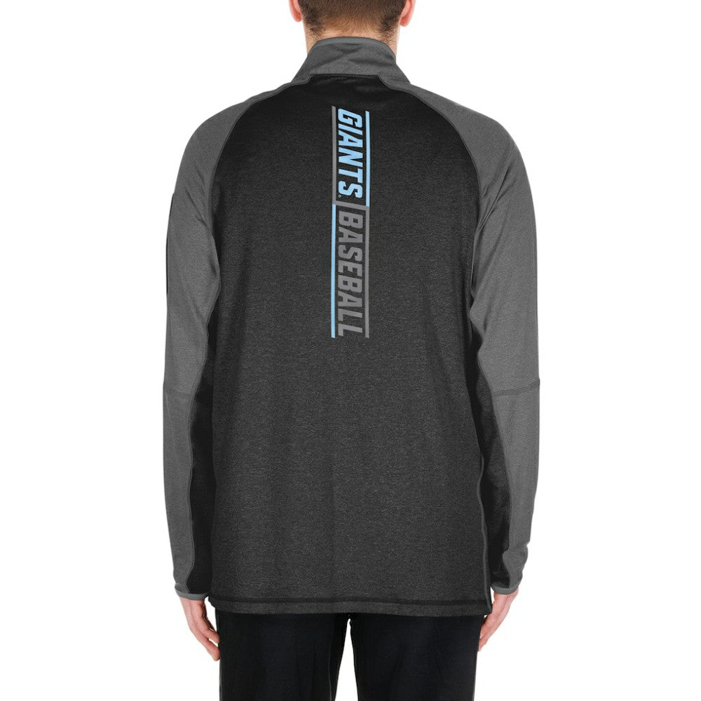 San Francisco Giants Father's Day Raglan Quarter-Zip Top Black | New Era