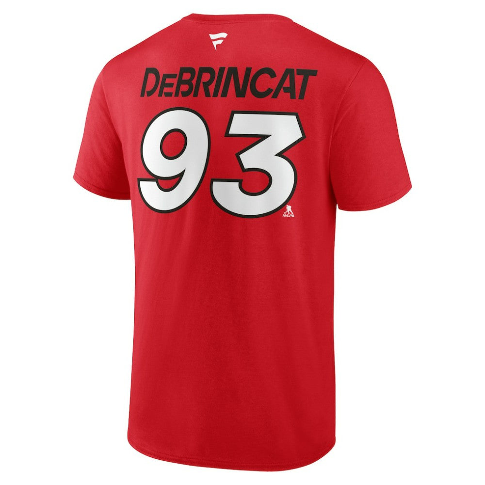 Alex DeBrincat Detroit Red Wings Fanatics  Authentic Pro Prime Name & Number T-Shirt Red