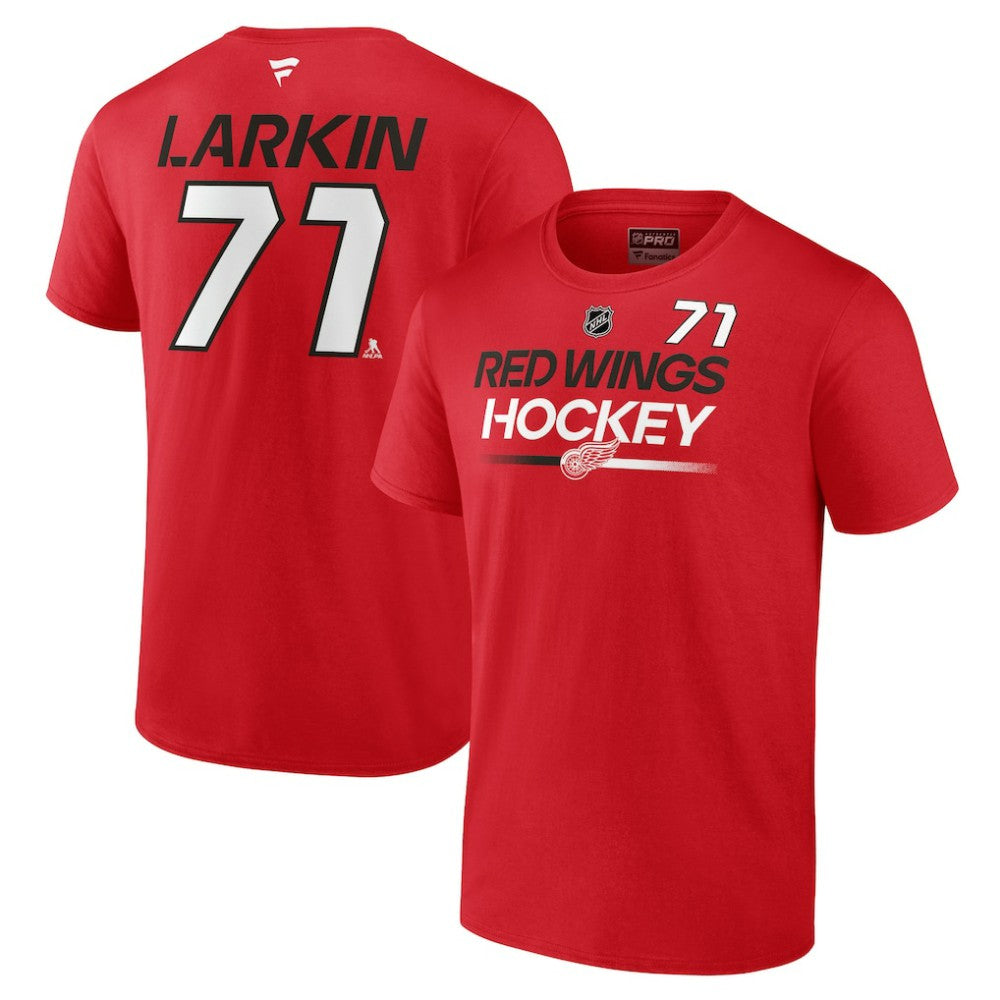 Dylan Larkin Detroit Red Wings Fanatics  Authentic Pro Prime Name & Number T-Shirt Red