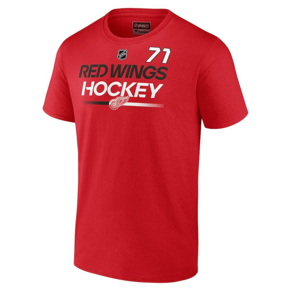 Dylan Larkin Detroit Red Wings Fanatics  Authentic Pro Prime Name & Number T-Shirt Red