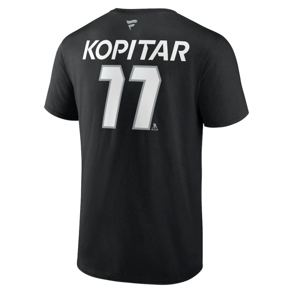 Anze Kopitar Los Angeles Kings Fanatics  Authentic Pro Prime Name & Number T-Shirt Black