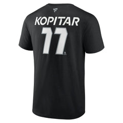 Anze Kopitar Los Angeles Kings Fanatics  Authentic Pro Prime Name & Number T-Shirt Black