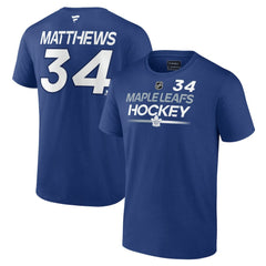 Auston Matthews Toronto Maple Leafs Fanatics  Authentic Pro Prime Name & Number T-Shirt Blue