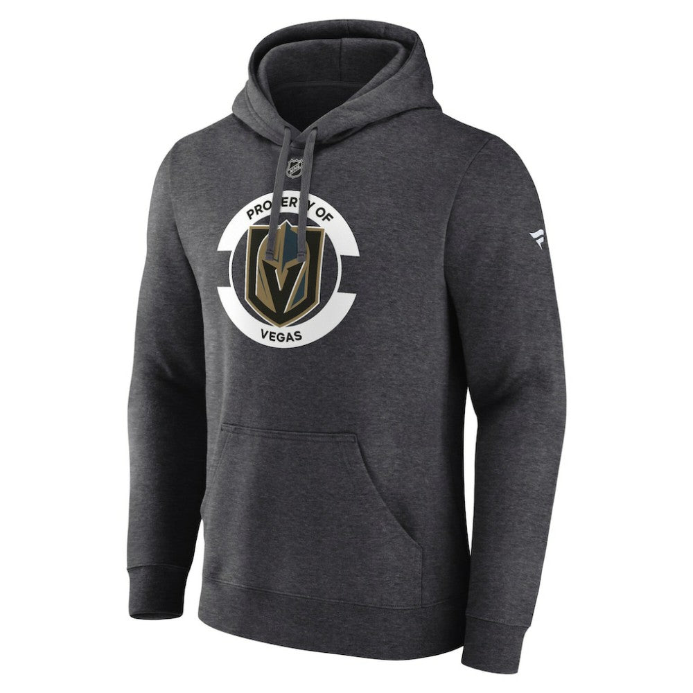 Vegas Golden Knights Fanatics Authentic Pro Core Secondary Fleece Pullover Hoodie Heather Charcoal