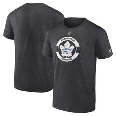 Toronto Maple Leafs Fanatics Authentic Pro Core Secondary T-Shirt Heather Charcoal