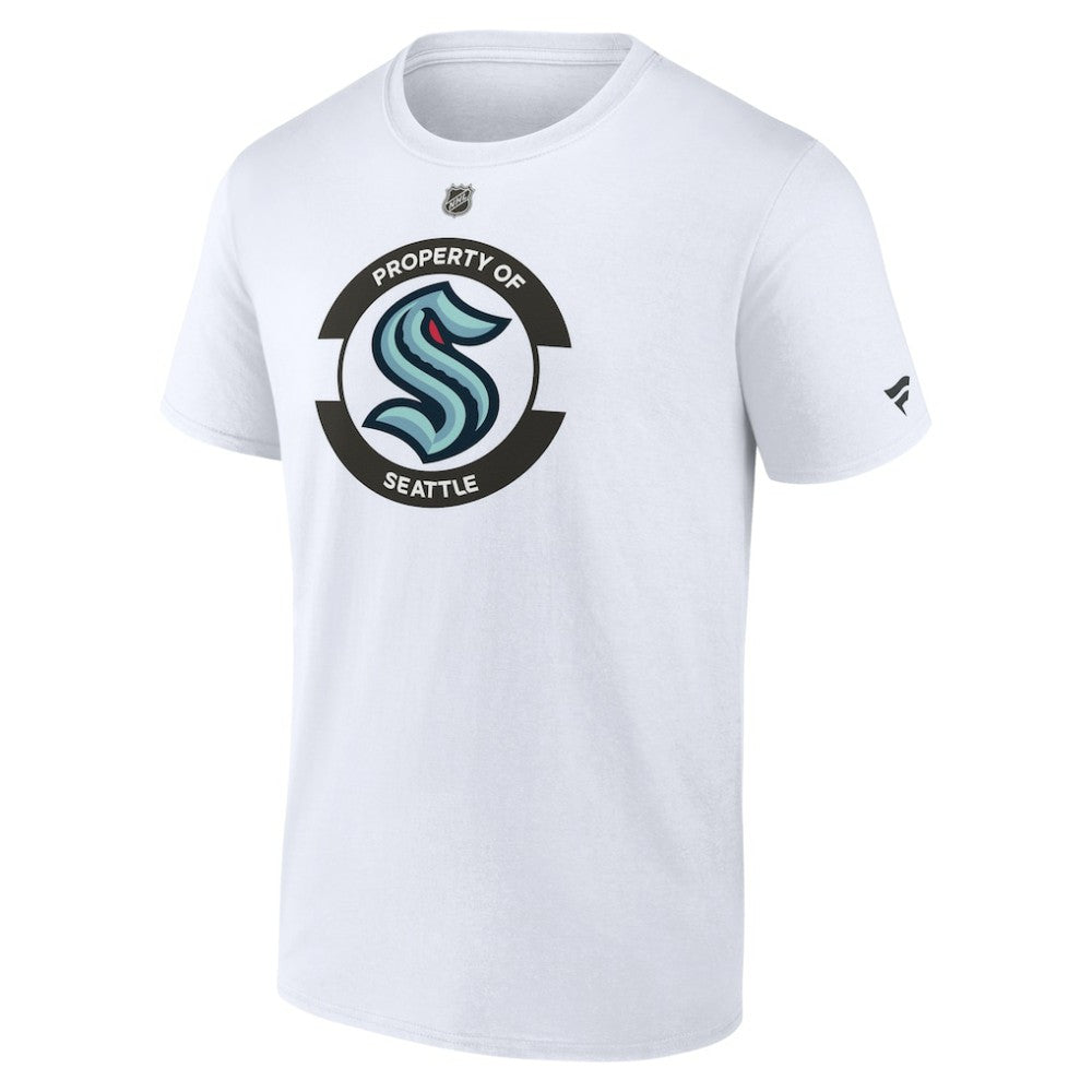 Seattle Kraken Fanatics Authentic Pro Core Secondary T-Shirt White
