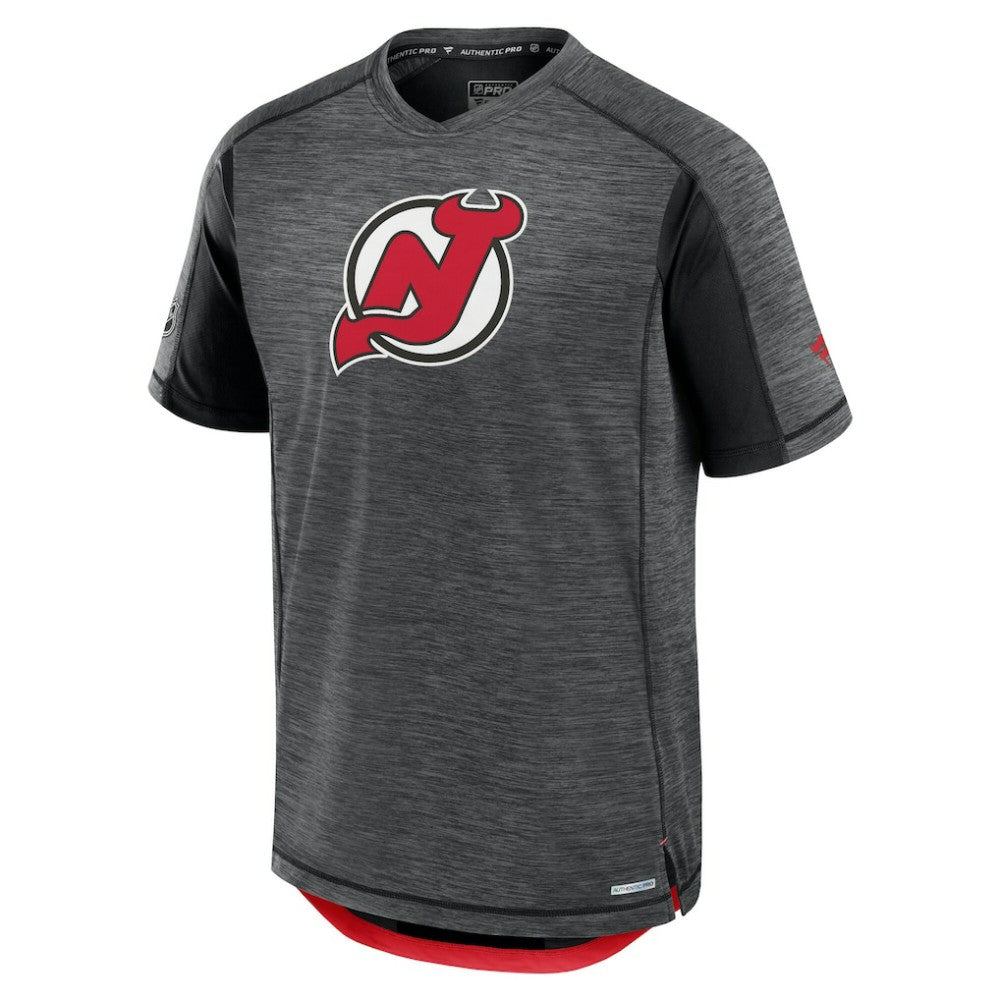 New Jersey Devils Fanatics Authentic Pro Rink Tech T-Shirt Black