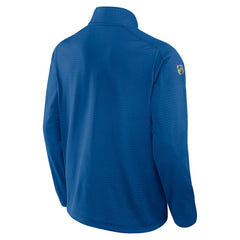 Winnipeg Jets Fanatics Authentic Pro Rink Quarter-Zip Jacket Blue