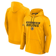 Boston Bruins Fanatics Authentic Pro Rink Fleece Pullover Hoodie Gold