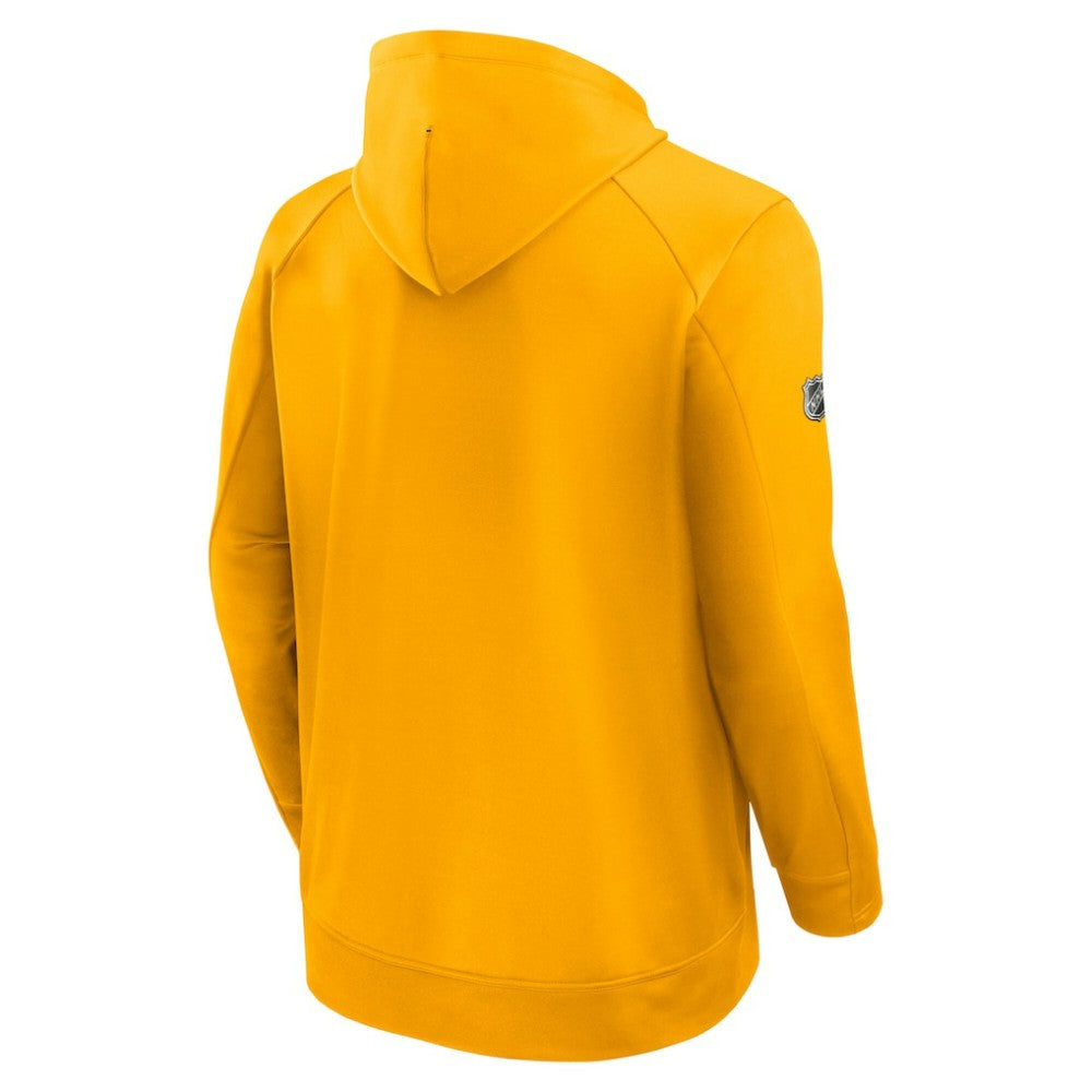 Boston Bruins Fanatics Authentic Pro Rink Fleece Pullover Hoodie Gold