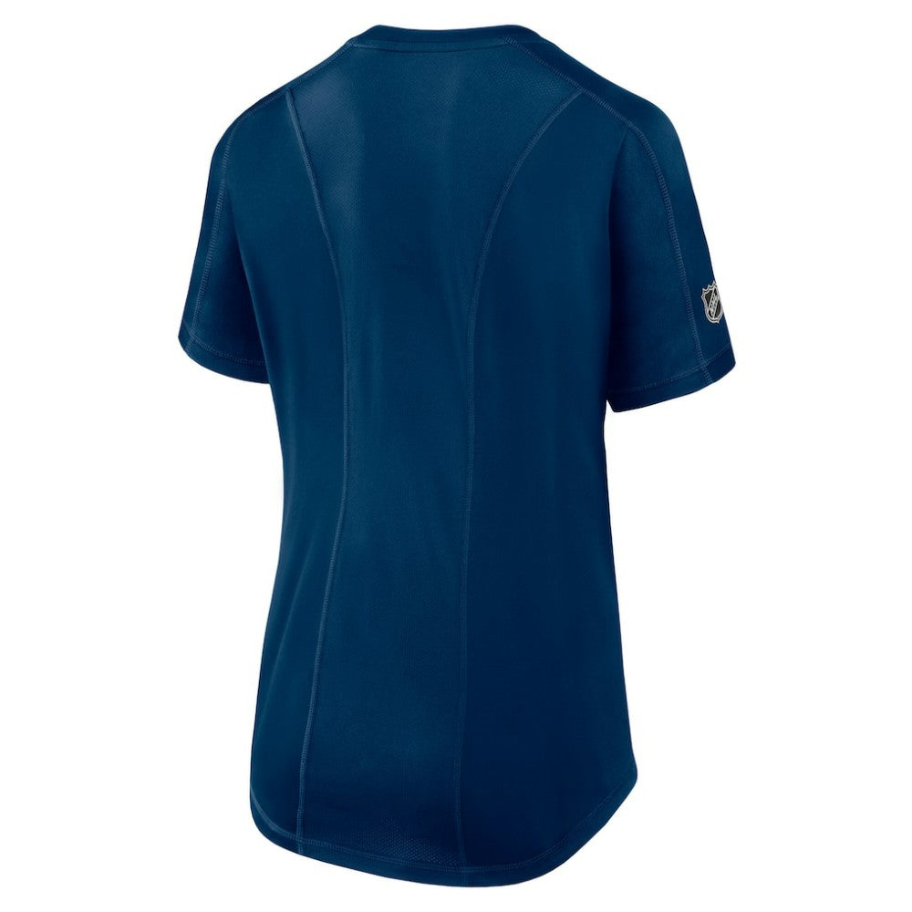 Seattle Kraken Fanatics Women's Authentic Pro Rink T-Shirt Deep Sea Blue
