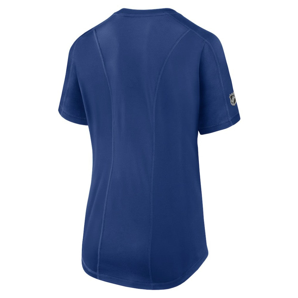 Tampa Bay Lightning Fanatics Women's Authentic Pro Rink Tech T-Shirt Blue