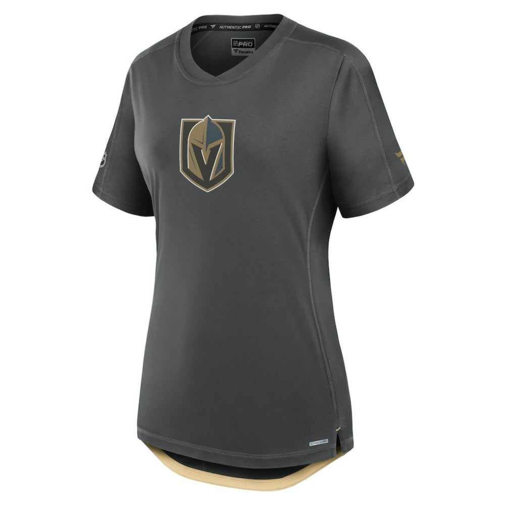 Vegas Golden Knights Fanatics Women's Authentic Pro Rink Tech T-Shirt Gray