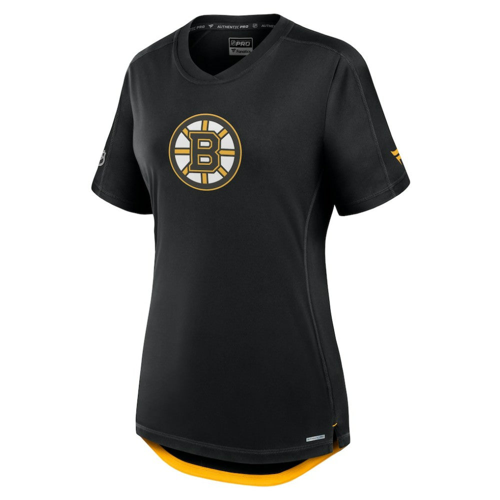 Boston Bruins Fanatics Women's Authentic Pro Rink Tech T-Shirt Black