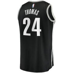 Cam Thomas Brooklyn Nets Big & Tall Fast Break Player Jersey - Black - Icon Edition