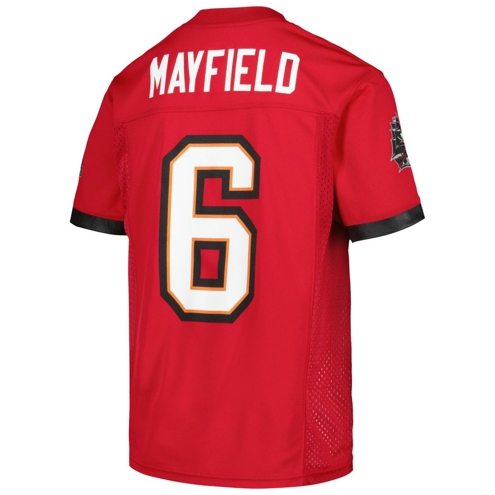 Baker Mayfield Tampa Bay Buccaneers Youth Replica Player Jersey - Red on sale