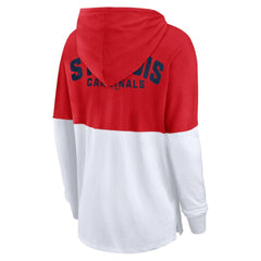 St. Louis Cardinals Women's Backup Option Pullover Hoodie Red/White