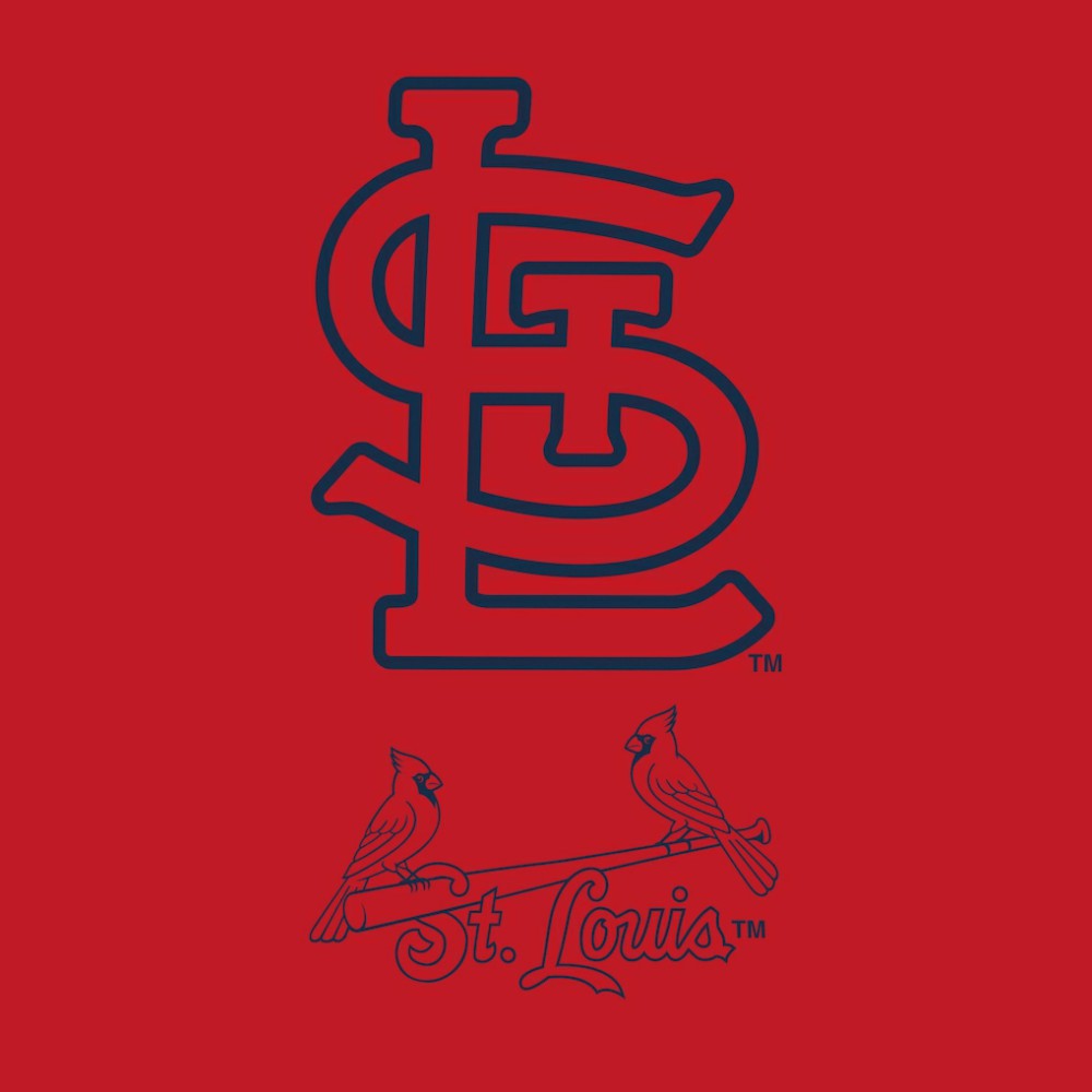 St. Louis Cardinals Women's Backup Option Pullover Hoodie Red/White
