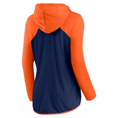 Houston Astros Women's Script Sleeve Full-Zip Hoodie Navy/Orange