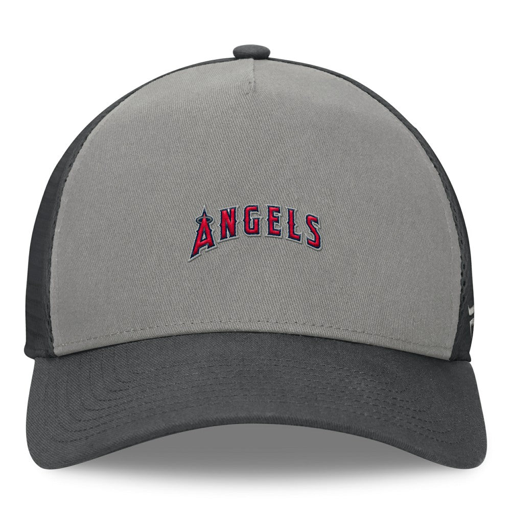 Los Angeles Angels A-Frame Trucker Adjustable Hat Gray/Graphite