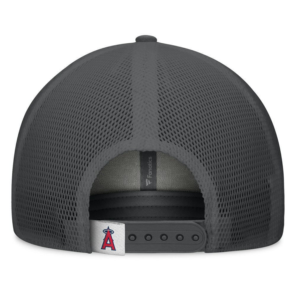 Los Angeles Angels A-Frame Trucker Adjustable Hat Gray/Graphite